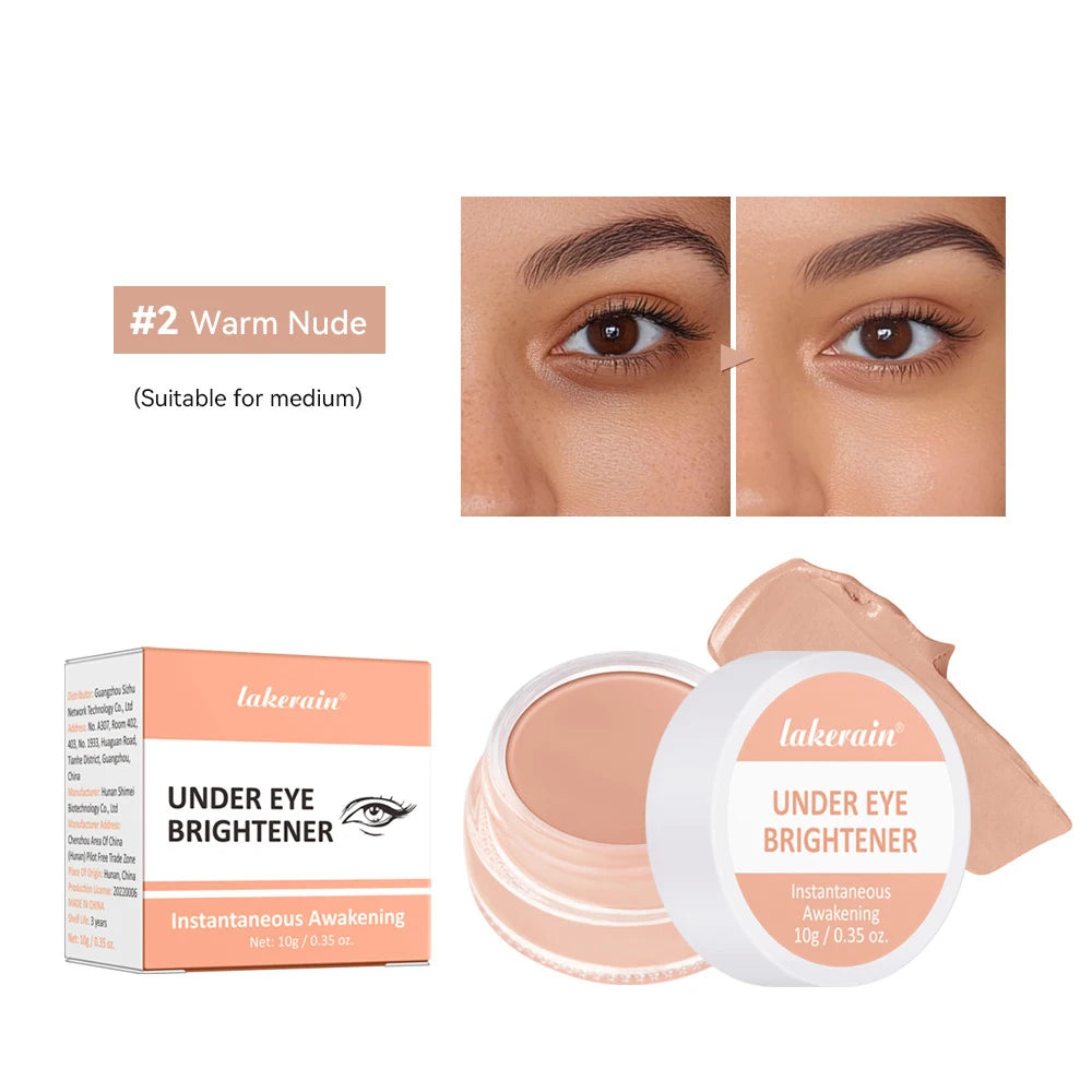 Hydrating Eye Brightening Concealer & Contour Cream – Hohe Deckkraft, Langanhaltend & Augen-Korrektur für Perfektes Make-up