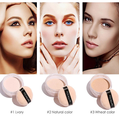 Mattes loses Puder-Setting-Concealer – professionelles Gesichtspuder für unsichtbare Poren, Öl-Kontrolle und strahlenden Teint