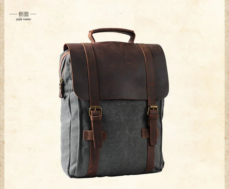 Herren Rucksack aus Canvas