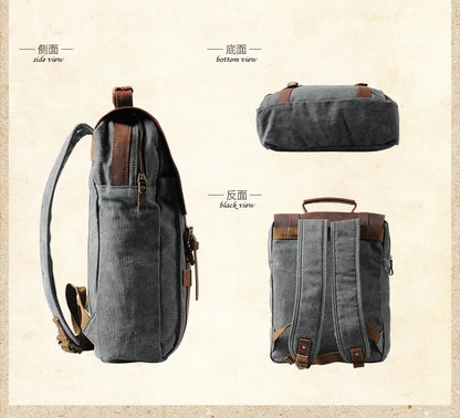 Herren Rucksack aus Canvas