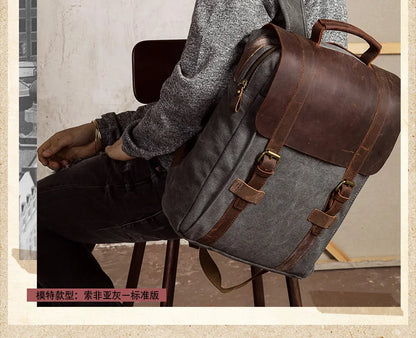 Herren Rucksack aus Canvas