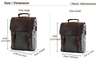 Herren Rucksack aus Canvas