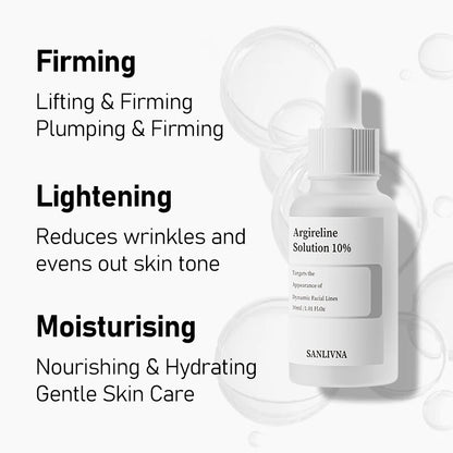 AHA 30% + BHA 2% Peeling-Gesichtsserum – Mit 10% Niacinamid, 1% Zink & 10% Hexapeptid – Feuchtigkeitsspendende Hautpflege
