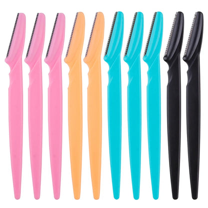 5/10/15 Stück Augenbrauenrasierer – Sichere Augenbrauen- und Gesichtshaarentfernung | Make-up Werkzeug Set für Frauen | Präzise Formung & Glatte Rasur