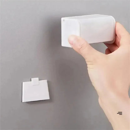 Wandmontierter Badezimmer-Zahnbürstenhalter – Zahncreme-Rack, Punch-Free Aufbewahrung für Zahnbürsten, Badezimmer-Accessoires