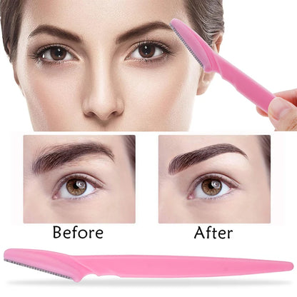 5/10/15 Stück Augenbrauenrasierer – Sichere Augenbrauen- und Gesichtshaarentfernung | Make-up Werkzeug Set für Frauen | Präzise Formung & Glatte Rasur
