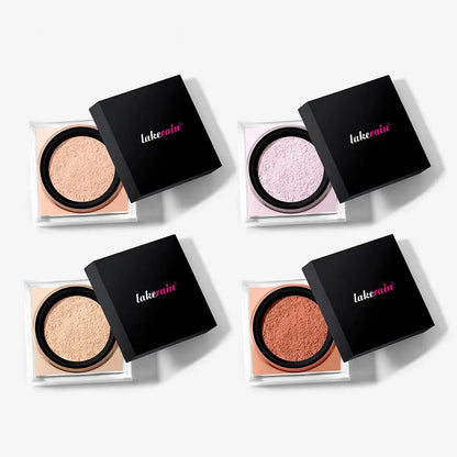 Square Box Setting Powder – Natürlicher Concealer, Langanhaltend, Fixiert Make-up, Nude-Finish Puder