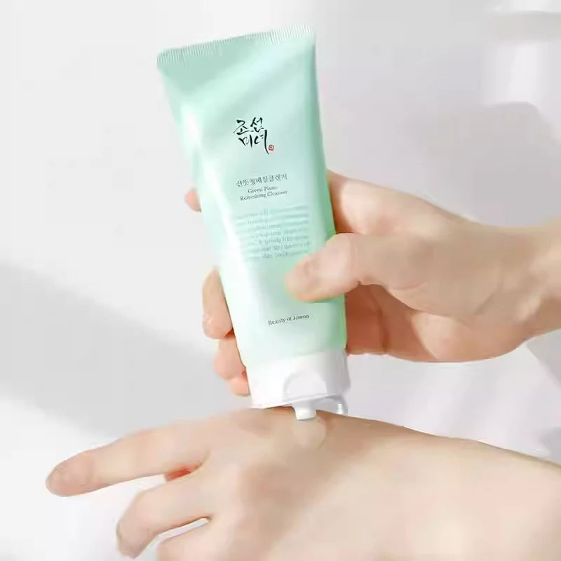 Fresh Green Plum Gesichtsreiniger – Reinigt die Haut gründlich, Frisches Grüner-Pflaumen-Gel für klare und reine Haut