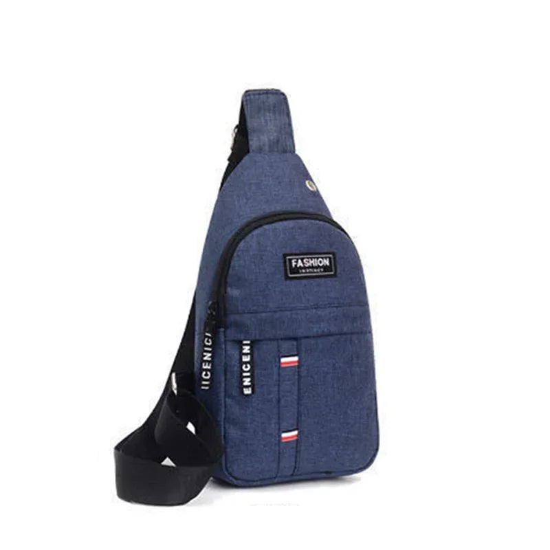 Runde Herren-Schultertasche