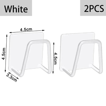 Selbstklebender Edelstahl-Haken mit Spülschwamm-Halter