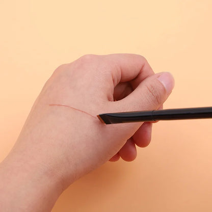 1/2/3 Stück Professioneller Augen-Make-up-Pinsel  Flacher Eyeliner-Pinsel | Augenbrauenpinsel | Lippen-Make-up-Pinsel | Augen-Patch-Make-up-Werkzeug