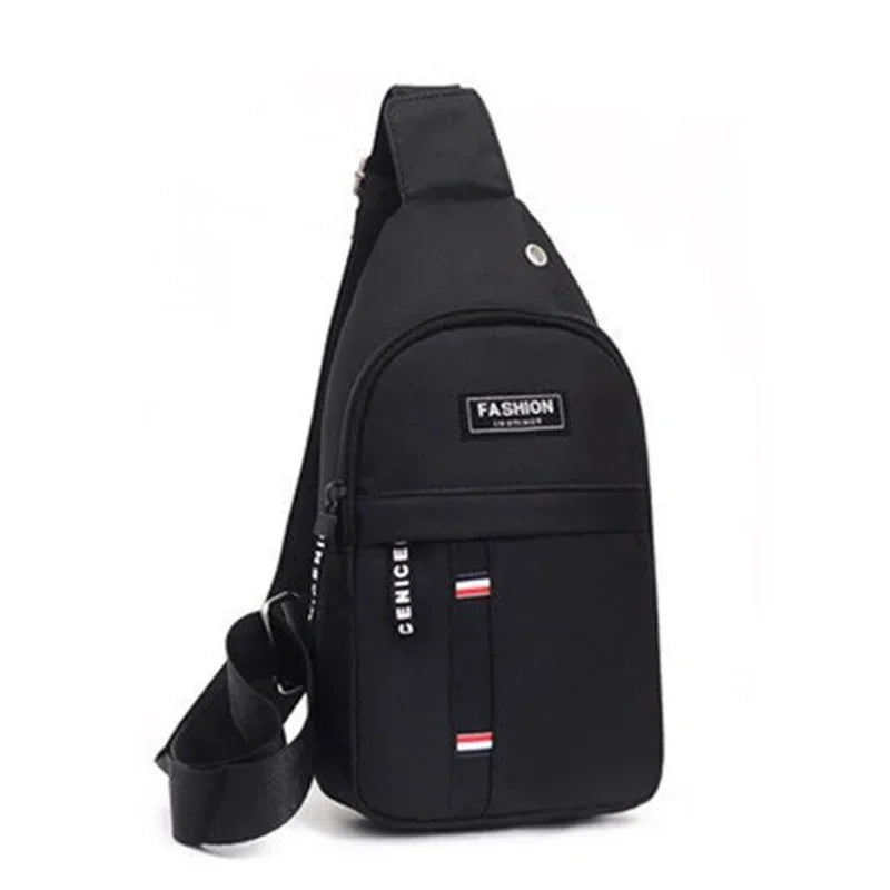 Runde Herren-Schultertasche