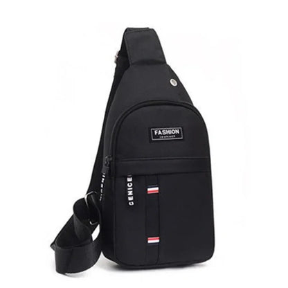 Runde Herren-Schultertasche