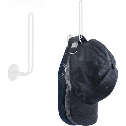 Baseballkappen-Halter für die Wand – Platzsparender Hut-Organizer mit L-förmigen Haken