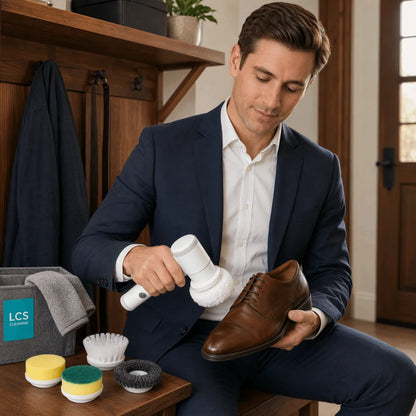 5-in-1 Electric Cleaning Brush Rechargeable IPX6 Waterproof Electric Shoe Polisher Wireless Automatic Electric Spin Scrubber