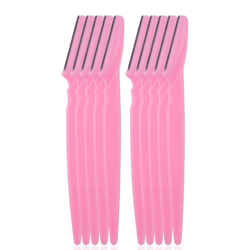 5/10/15 Stück Augenbrauenrasierer – Sichere Augenbrauen- und Gesichtshaarentfernung | Make-up Werkzeug Set für Frauen | Präzise Formung & Glatte Rasur