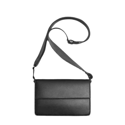Herren-Schultertasche – Lässige Herren-Crossbody-Tasche, Vielseitige Flip-Cover-Postbotentasche, Kleine quadratische Crossbody-Tasche für Männer