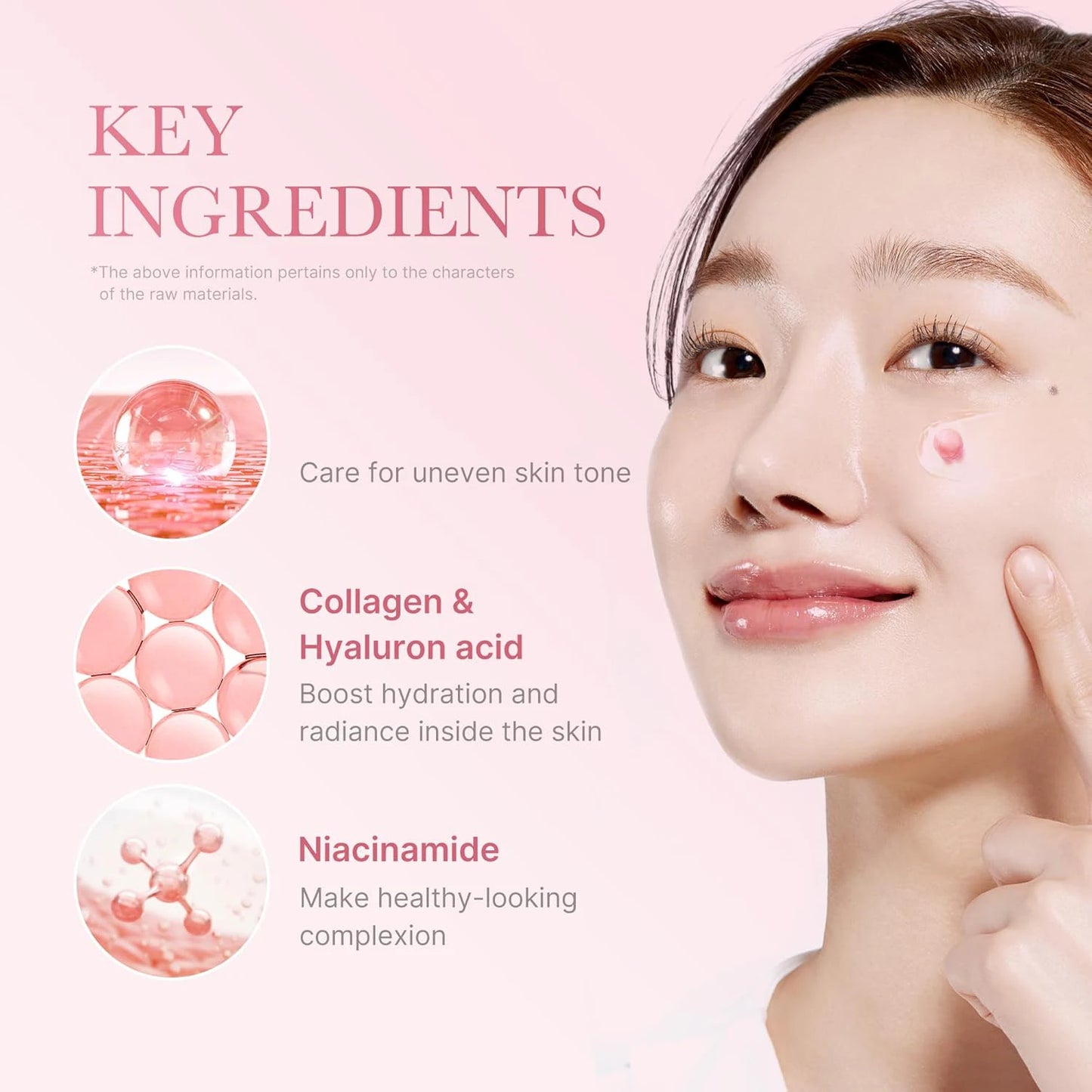 Leichte Feuchtigkeitscreme fürs Gesicht – 5 % Niacinamid, Glow-Hydration & Kollagenkapseln für einen ebenmäßigen, strahlenden Teint