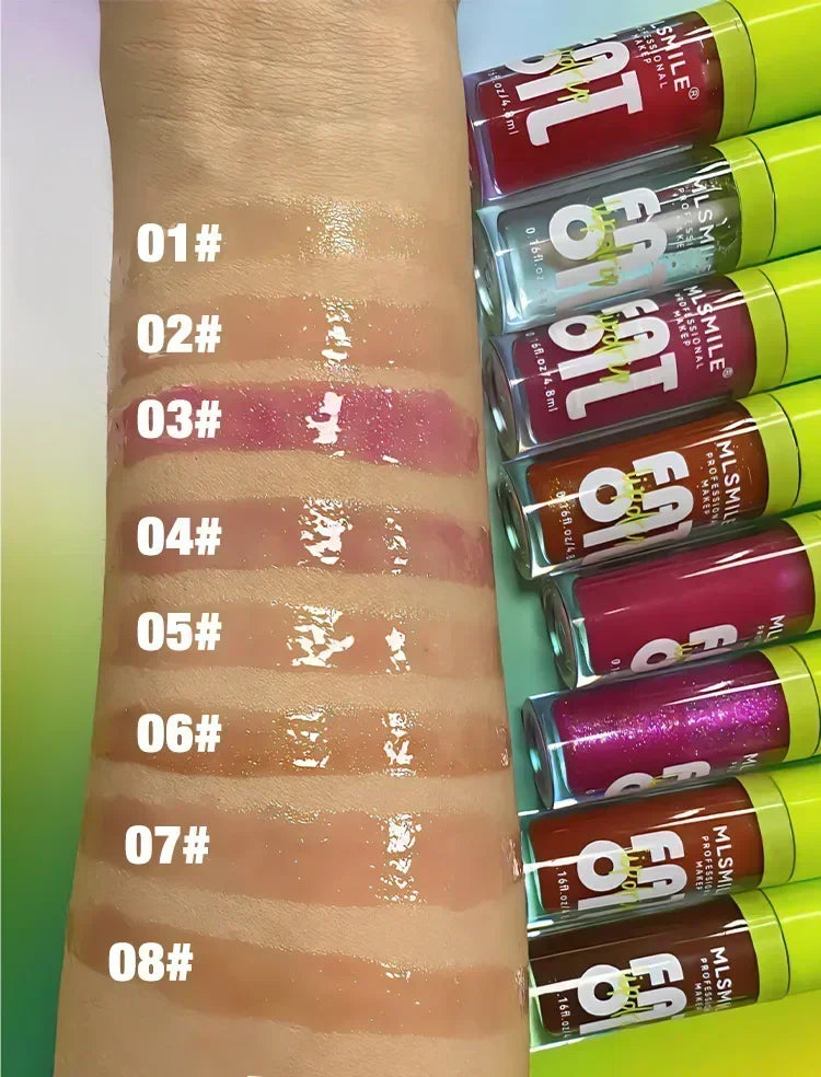 Klarer Crystal Jelly Lip Gloss – Feuchtigkeitsspendendes Lip Oil, Nicht-Klebrig, Glänzendes Sexy Finish | Koreanischer Trend Lip Glaze