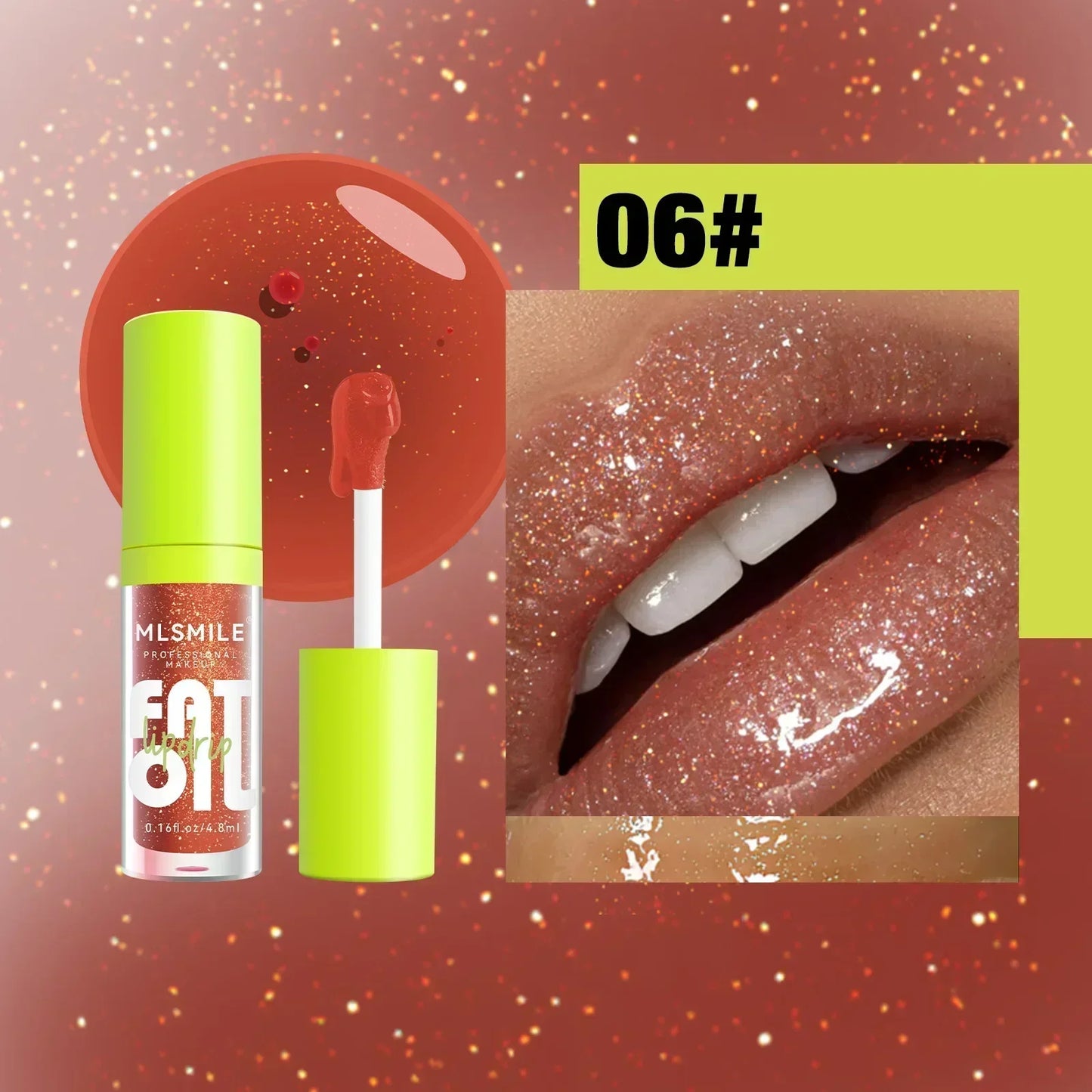 Klarer Crystal Jelly Lip Gloss – Feuchtigkeitsspendendes Lip Oil, Nicht-Klebrig, Glänzendes Sexy Finish | Koreanischer Trend Lip Glaze