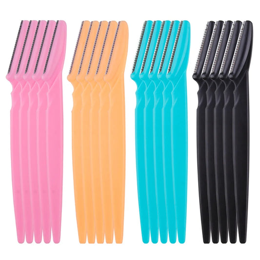 5/10/15 Stück Augenbrauenrasierer – Sichere Augenbrauen- und Gesichtshaarentfernung | Make-up Werkzeug Set für Frauen | Präzise Formung & Glatte Rasur