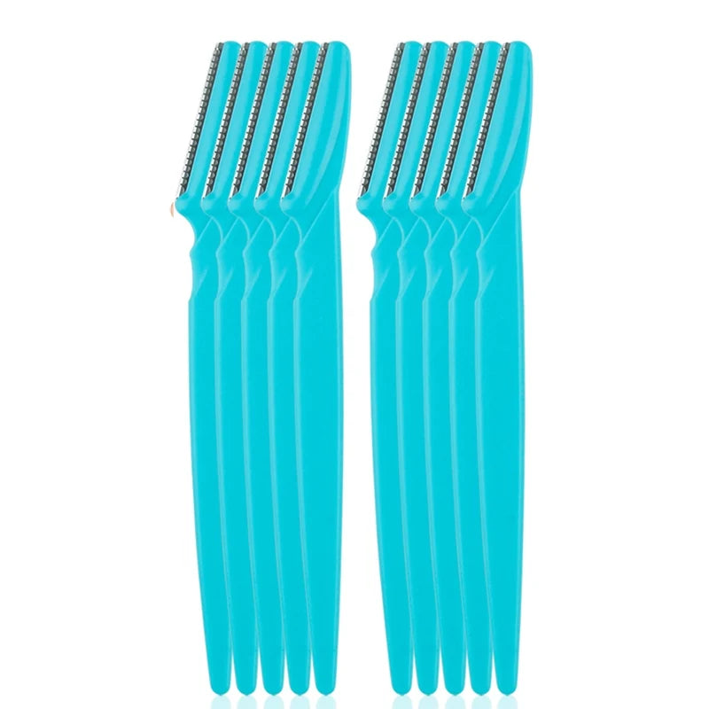 5/10/15 Stück Augenbrauenrasierer – Sichere Augenbrauen- und Gesichtshaarentfernung | Make-up Werkzeug Set für Frauen | Präzise Formung & Glatte Rasur