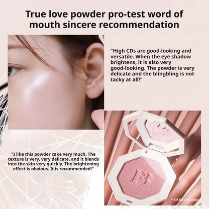 Konturier- & Highlighting Puder – Mattes Sculpting, Perlmutt-Glow, Feiner Puder, Haftet Gut auf der Haut, Für Ein Elegantes Make-up
