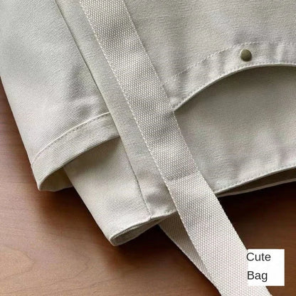 Große Canvas-Damenhandtasche