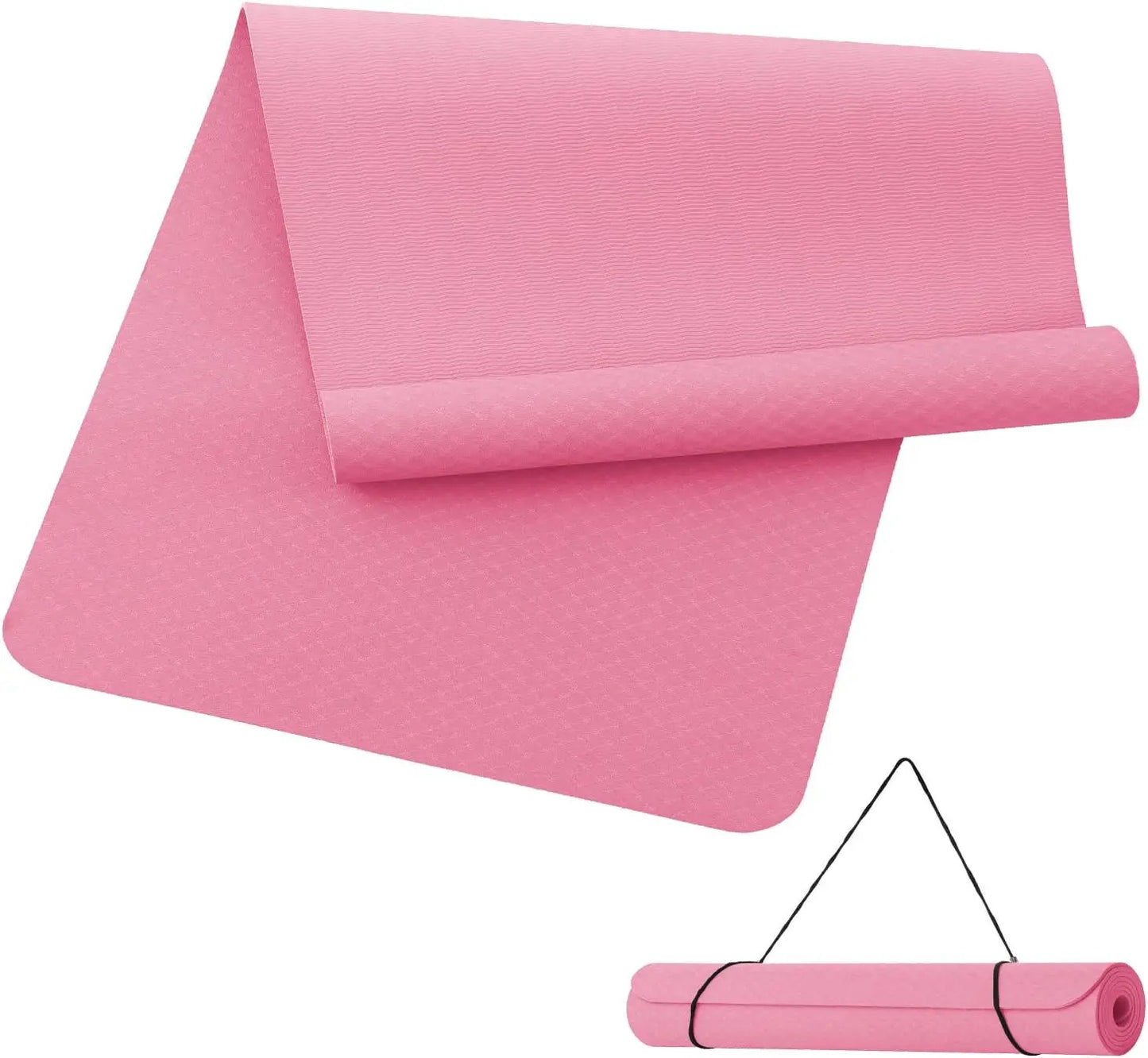 Yoga-Matte 80/100 cm – Rutschfeste TPE-Matte für Pilates, Yoga, Fitness und Training