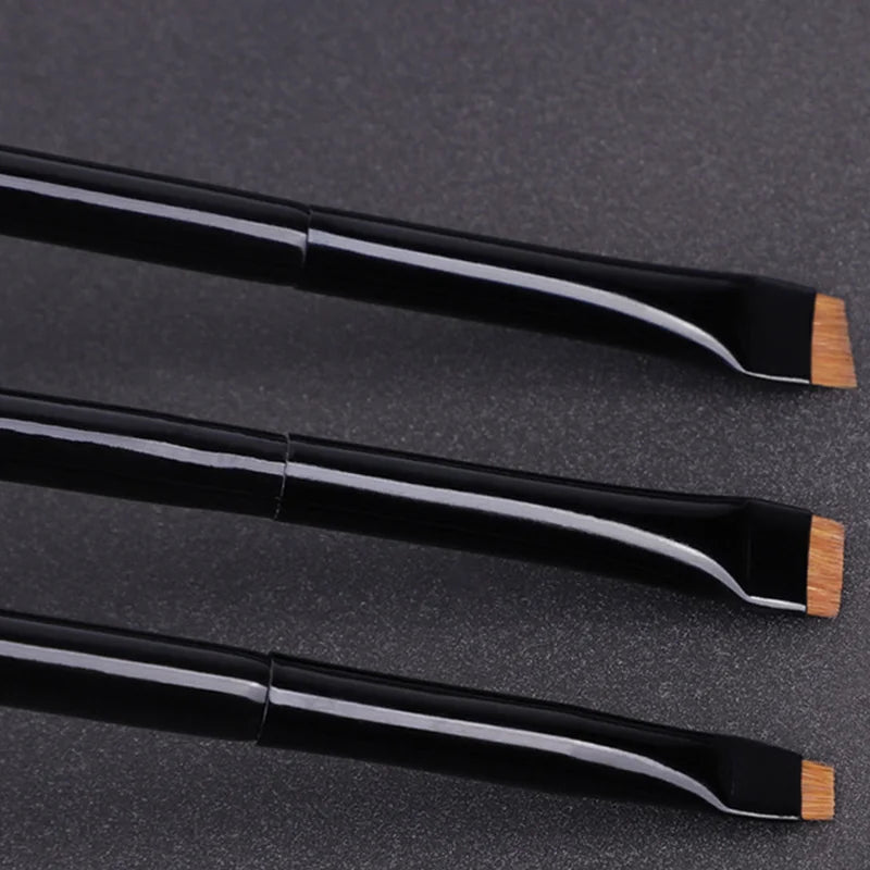 1/2/3 Stück Professioneller Augen-Make-up-Pinsel  Flacher Eyeliner-Pinsel | Augenbrauenpinsel | Lippen-Make-up-Pinsel | Augen-Patch-Make-up-Werkzeug