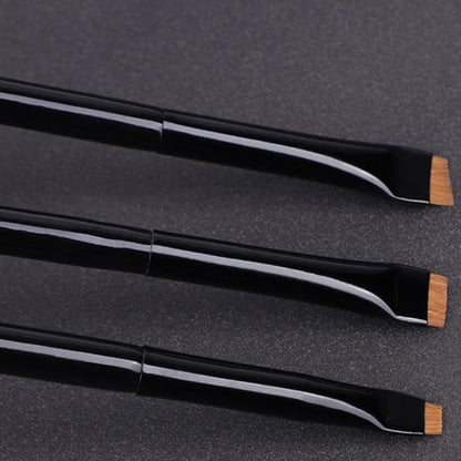 1/2/3 Stück Professioneller Augen-Make-up-Pinsel  Flacher Eyeliner-Pinsel | Augenbrauenpinsel | Lippen-Make-up-Pinsel | Augen-Patch-Make-up-Werkzeug