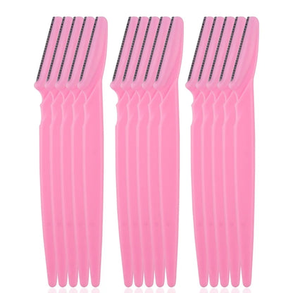 5/10/15 Stück Augenbrauenrasierer – Sichere Augenbrauen- und Gesichtshaarentfernung | Make-up Werkzeug Set für Frauen | Präzise Formung & Glatte Rasur