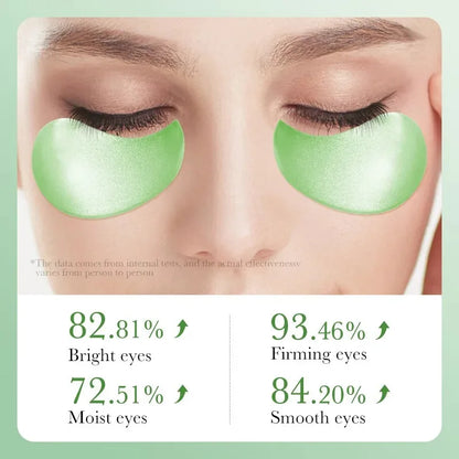 60pcs Aloe Vera Collagen Eye Mask Anti Dark C60 Stück Aloe Vera Kollagen Augenmasken – gegen dunkle Augenringe, Tränensäcke, Feuchtigkeitsverlust & Faltenpflegeircles Eyes Bags Moisturizing Anti-Wrinkles Eye Patches Eyes Skin Care Products
