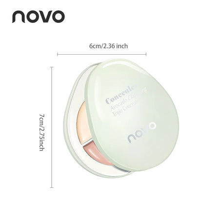 3D Contour & Concealer Palette – Mattes Finish, Langanhaltend, Kaschiert Augenringe & Makel, Perfekt für Pickel & Hautunreinheiten