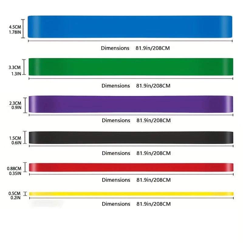 175–250 lbs Yoga Mehrzweck Fitness-Band – Verstärktes, Schwerlast Elastisches Widerstandsband, Stretching Band, Starker Kreis“