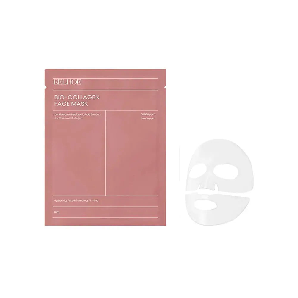 1/5/10 Stück Bio-Kollagen-Gesichtsmaske – Porenverfeinernd, Tiefenbefeuchtend, Overnight-Maske, Feuchtigkeitsspendend und Hautaufhellend