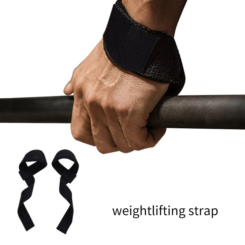 Baumwoll-Gewichtheberriemen – Verstellbare, rutschfeste Powerlifting-Handgelenkriemen für Krafttraining, Fitnessstudio & sportliche Griffunterstützung