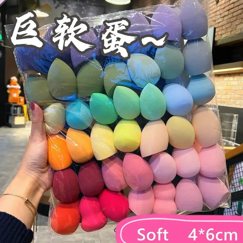 100/50/20/10 Stück Make-up-Schwamm – Weiche Air-Cushion Cosmetics Blender Puffs, Eierförmige Schwämme, Superweiche Make-up-Tools (Großhandel)