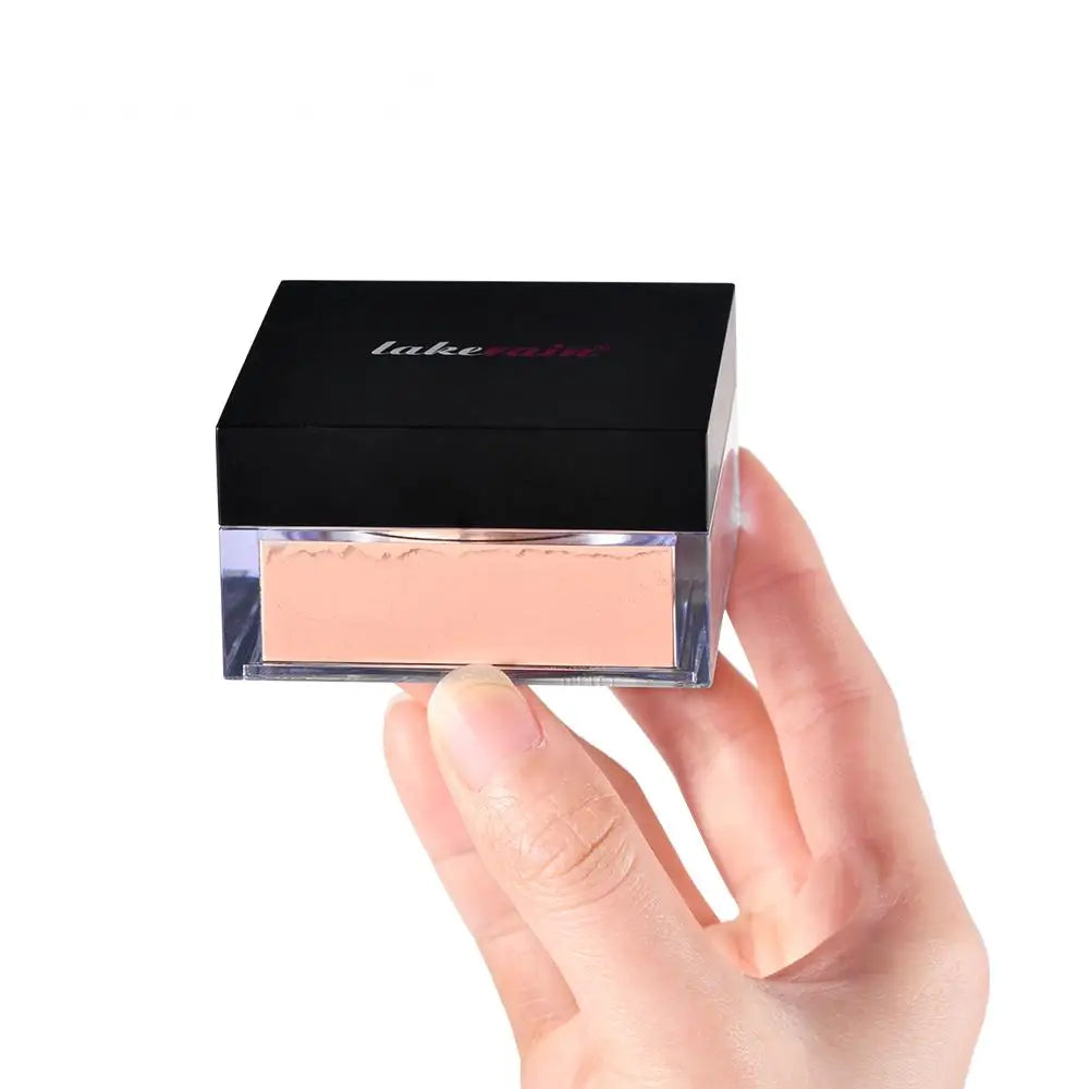 Square Box Setting Powder – Natürlicher Concealer, Langanhaltend, Fixiert Make-up, Nude-Finish Puder