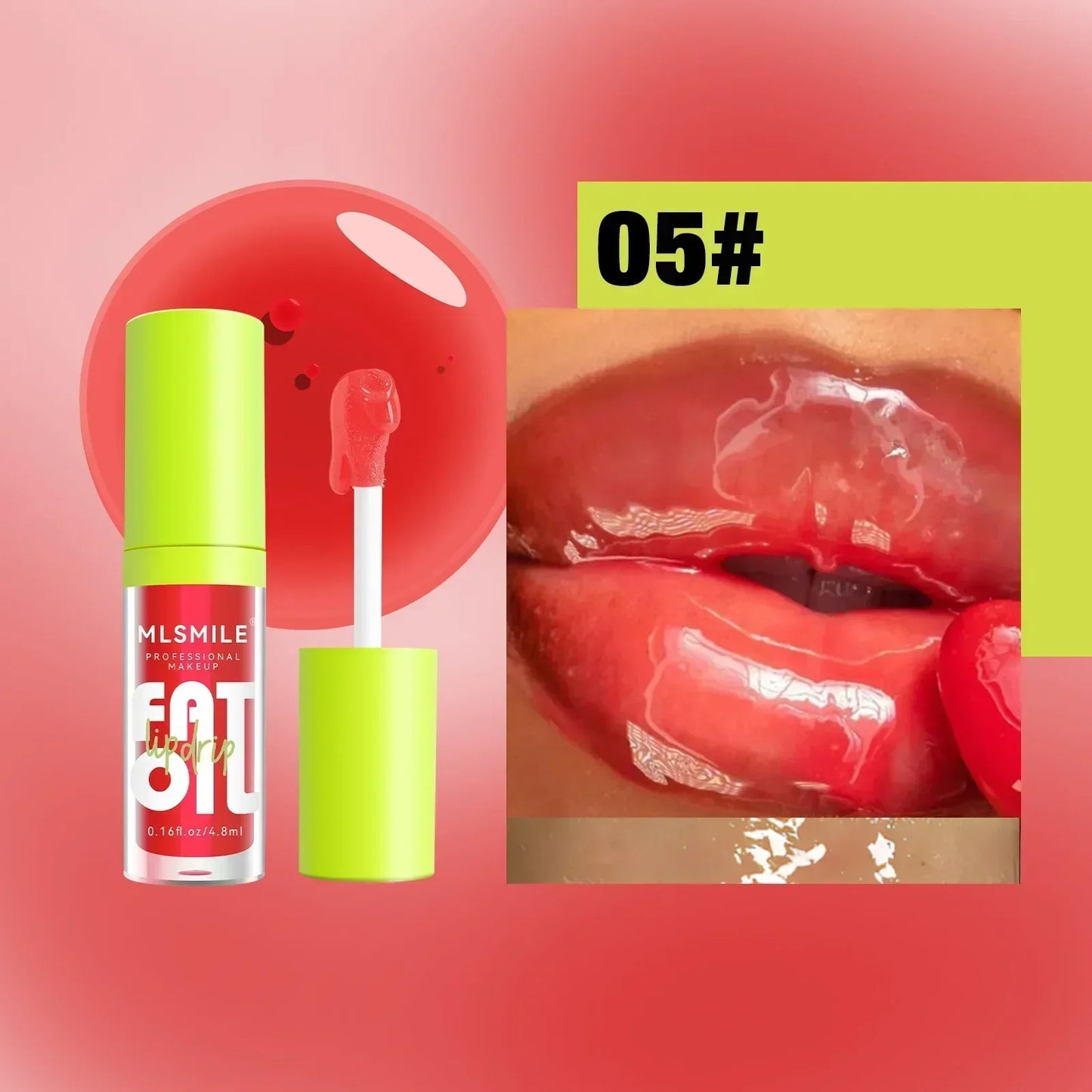 Klarer Crystal Jelly Lip Gloss – Feuchtigkeitsspendendes Lip Oil, Nicht-Klebrig, Glänzendes Sexy Finish | Koreanischer Trend Lip Glaze