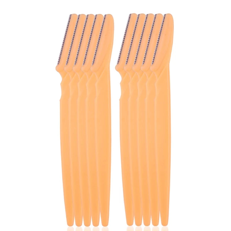 5/10/15 Stück Augenbrauenrasierer – Sichere Augenbrauen- und Gesichtshaarentfernung | Make-up Werkzeug Set für Frauen | Präzise Formung & Glatte Rasur