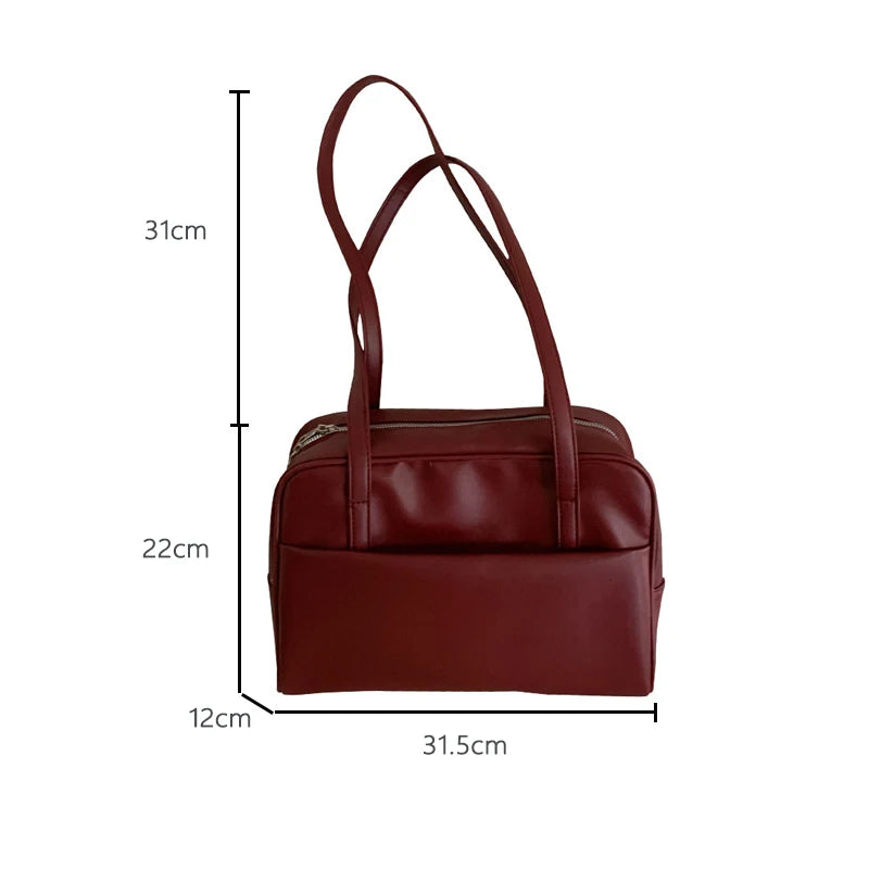 Koreanischer Stil Damen-Umhängetasche mit großem Fassungsvermögen – Vielseitige Vintage-Achsel-Tasche, Herbst 2025, Neue Ankunft Tote-Bag