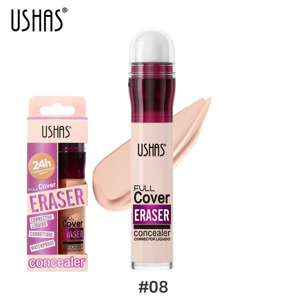 Gesichts-Concealer-Schwammkopf für flüssige Foundation & BB Cream – langanhaltend, wasserfest, ölregulierend und aufhellend