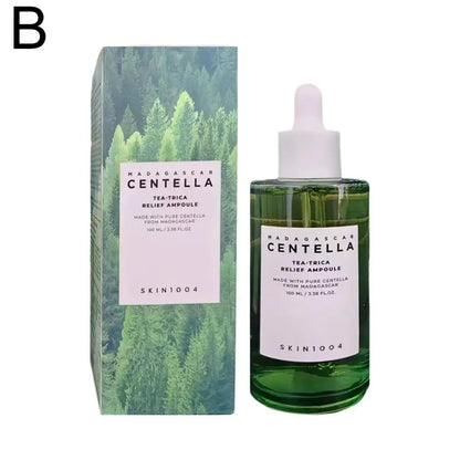 Centella Asiatica Serum & Korean Centella Toner Hellt die Haut auf, spendet intensive Feuchtigkeit, verfeinert Poren und unterstützt die Reduktion von Akne – die ideale Pflege für ein strahlendes Hautbild.