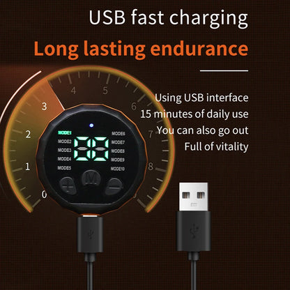 EMS Bauchmuskel-Gürtel – Elektrischer Muskelstimulator für Bauch, Taille & Fitness, USB Wiederaufladbar, Körperstraffung & Gewichtsmanagement
