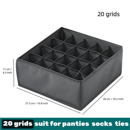 Schubladen-Organizer für Unterwäsche – Waschbare Aufbewahrungsbox für BHs, Socken & Leggings