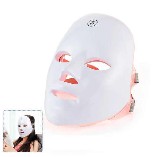 Kabellose 7-Farben LED-Maske – Für strahlende, glatte und jünger wirkende Haut