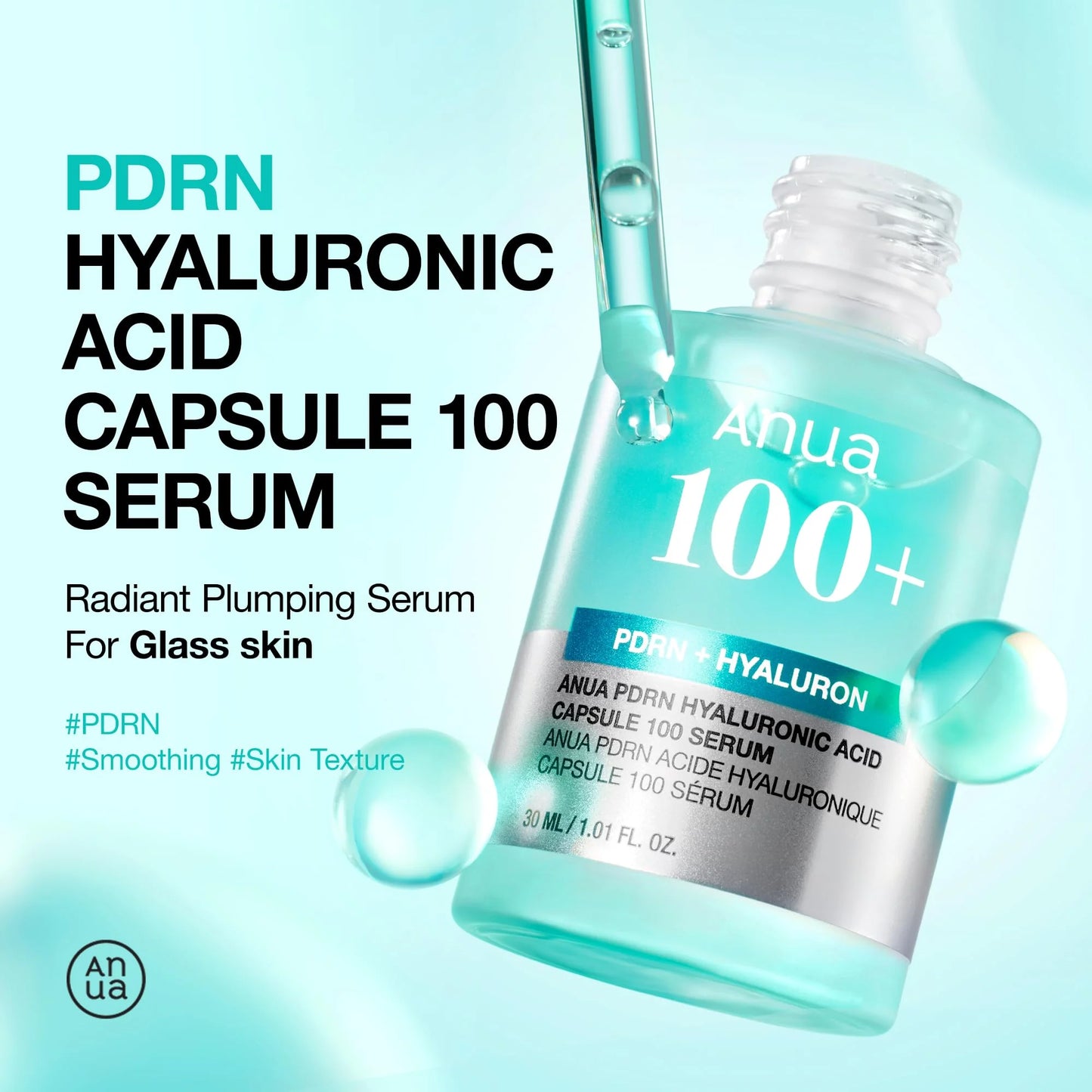 PDRN Hyaluronsäure Serum – Revitalisierendes Feuchtigkeitsserum für das Gesicht – Koreanische Hautpflege