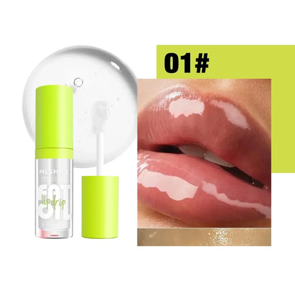 Klarer Crystal Jelly Lip Gloss – Feuchtigkeitsspendendes Lip Oil, Nicht-Klebrig, Glänzendes Sexy Finish | Koreanischer Trend Lip Glaze