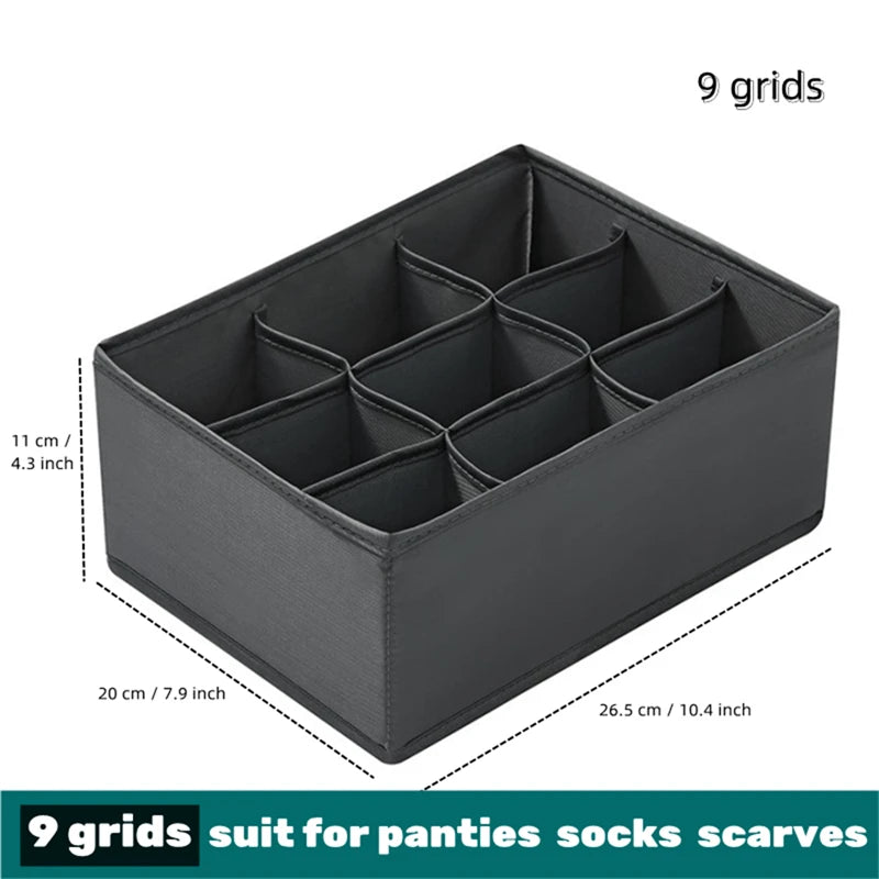 Schubladen-Organizer für Unterwäsche – Waschbare Aufbewahrungsbox für BHs, Socken & Leggings